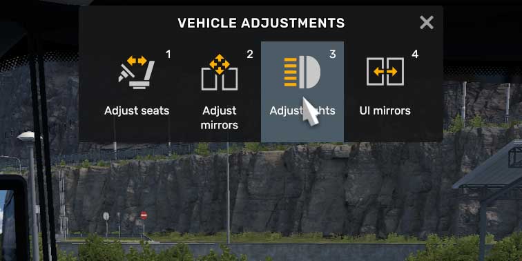 ets2 turn on extra lights  1